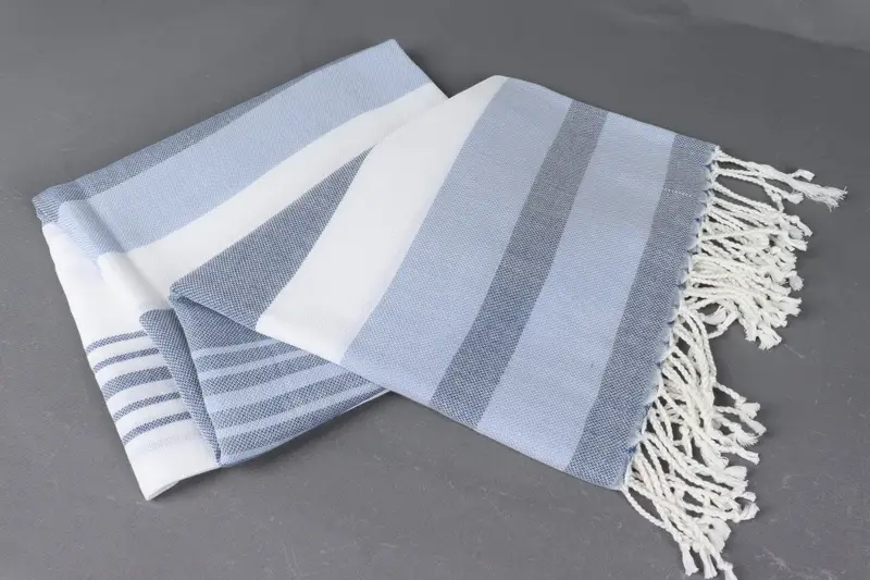 70x40 Cotton Striped Towel, Embroidered Towel, Quick-dry travel peshtemal towel, Bridal Party Gifts, Monogram Beach Towel, Bachelorette Party Gifts - 7