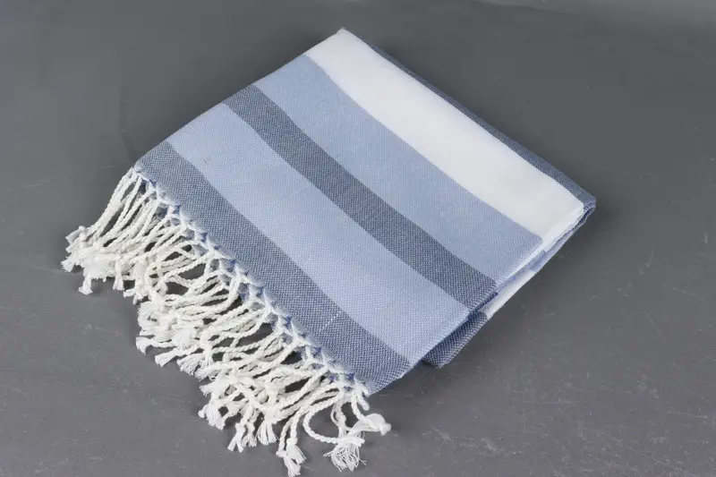 70x40 Cotton Striped Towel, Embroidered Towel, Quick-dry travel peshtemal towel, Bridal Party Gifts, Monogram Beach Towel, Bachelorette Party Gifts - 6