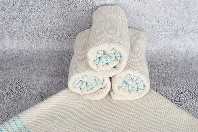 Gift For Her, Bridesmaid Towel, Spa Towel, Bridesmaid Gifts, 36x20 Cotton Striped Towel, Monogram Hand Towel, House Warming Gift, Custom Hand Towel - 7