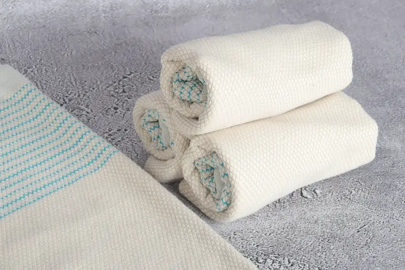 Gift For Her, Bridesmaid Towel, Spa Towel, Bridesmaid Gifts, 36x20 Cotton Striped Towel, Monogram Hand Towel, House Warming Gift, Custom Hand Towel - 8