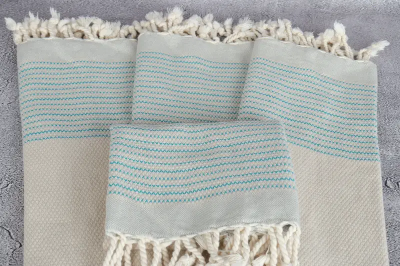Gift For Her, Bridesmaid Towel, Spa Towel, Bridesmaid Gifts, 36x20 Cotton Striped Towel, Monogram Hand Towel, House Warming Gift, Custom Hand Towel - 4