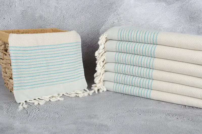 Gift For Her, Bridesmaid Towel, Spa Towel, Bridesmaid Gifts, 36x20 Cotton Striped Towel, Monogram Hand Towel, House Warming Gift, Custom Hand Towel - 3