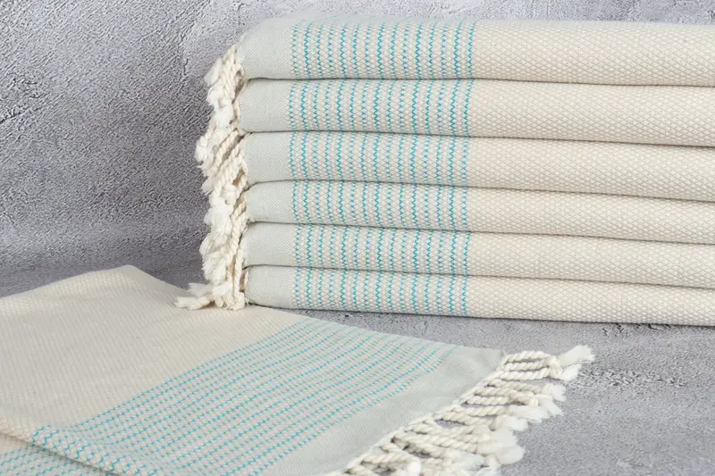 Gift For Her, Bridesmaid Towel, Spa Towel, Bridesmaid Gifts, 36x20 Cotton Striped Towel, Monogram Hand Towel, House Warming Gift, Custom Hand Towel - 2