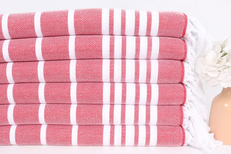 Wedding Favors, 40x20 Cotton Zig zag Towel, Beach Wedding Favor, Kitchen Towel, Personalized Kitchen Towel, Monogram Tea Towel, Bridesmaid Gift - 3