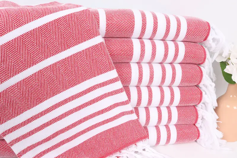 Wedding Favors, 40x20 Cotton Zig zag Towel, Beach Wedding Favor, Kitchen Towel, Personalized Kitchen Towel, Monogram Tea Towel, Bridesmaid Gift - 1