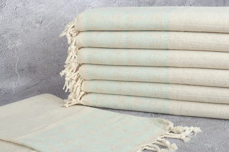Personalized Kitchen Towel, Bachelor Party Gifts, 40x20 Linen Kilim Design Towel, Spa Towel, Gym Towel, Turkish Tea Towel, Monogrammed Hand Towel - 2
