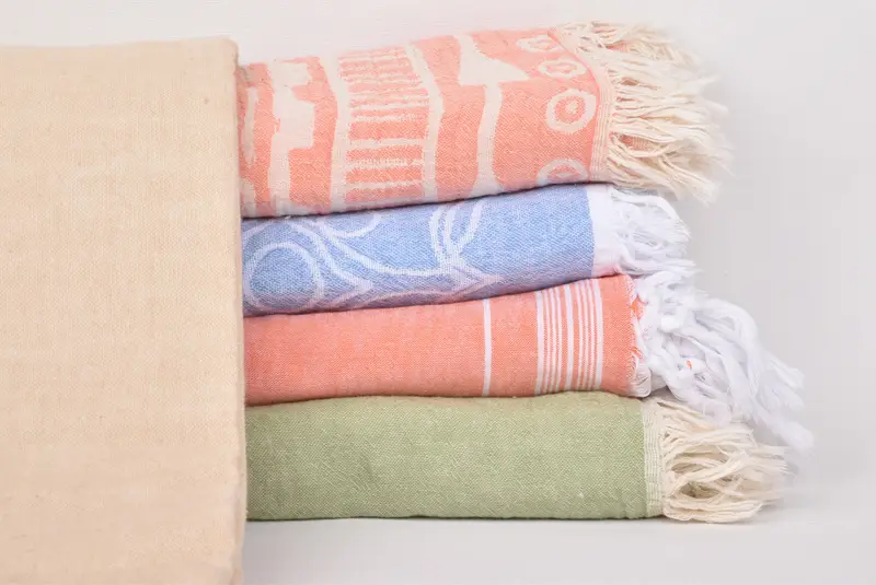 Woven Throw Blanket, Custom Shower Curtain, Bridesmaid Gifts Personalized, Bridal Shower Gift, 80x60 Cotton Set of 5 Towel, Throw Blanket Couch - 1
