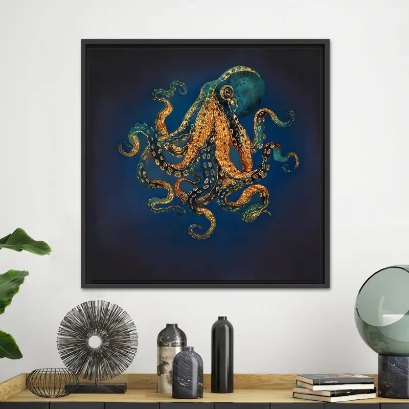 Modern Lüks: Çağdaş Mekanlar için Trendy Altın Baskılı Kanvas Sanatı