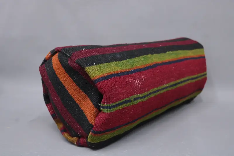 Handmade Wool Pillow Cover, Bohemian Embroidered Throw Pillow