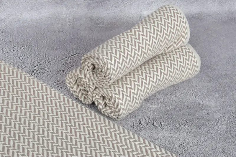 36x18 Cotton Chevron Towel, Custom Wedding Gifts, Custom Turkish Towel, Wedding Gift Ideas, Custom Hand Towel, Bridesmaid Gifts, Wedding Gift - 8