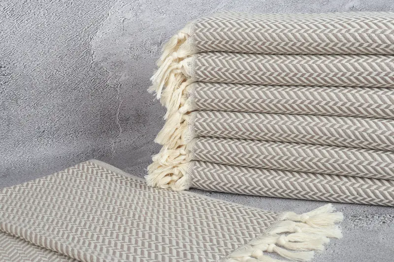 36x18 Cotton Chevron Towel, Custom Wedding Gifts, Custom Turkish Towel, Wedding Gift Ideas, Custom Hand Towel, Bridesmaid Gifts, Wedding Gift - 2
