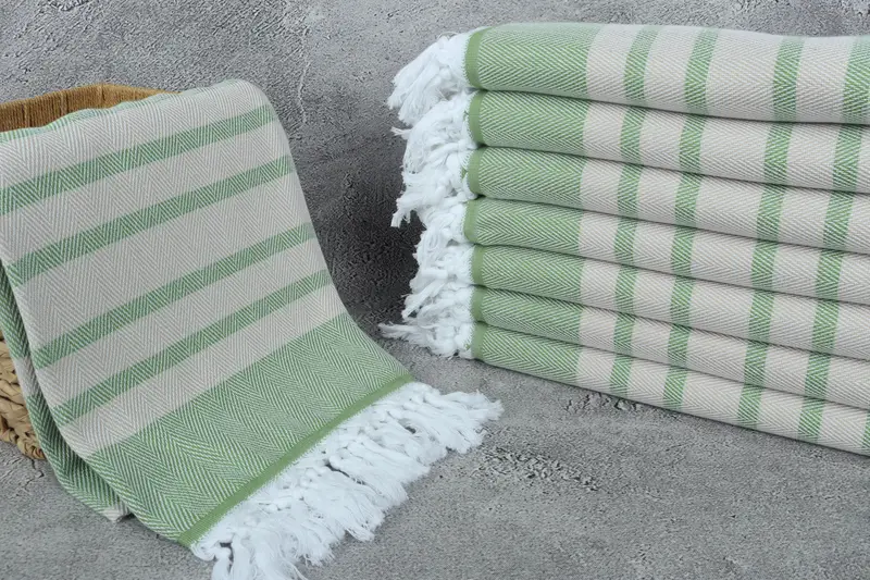 Beach Towel Bulk, Wedding Shower Gift, Summer Towel, Oversized Beach Towel, Best Friend Gift, 68x36 Cotton Chevron Towel, Peshtemal Towel - 3