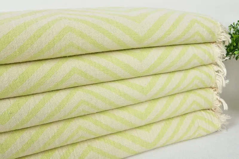 Personalized Gift For Him, Best Beach Towel, Girl Trip Party Favor, Beach Towel Gift, 70x40 Cotton Zigzag Design Towel, Turkish Towel Beach - 3