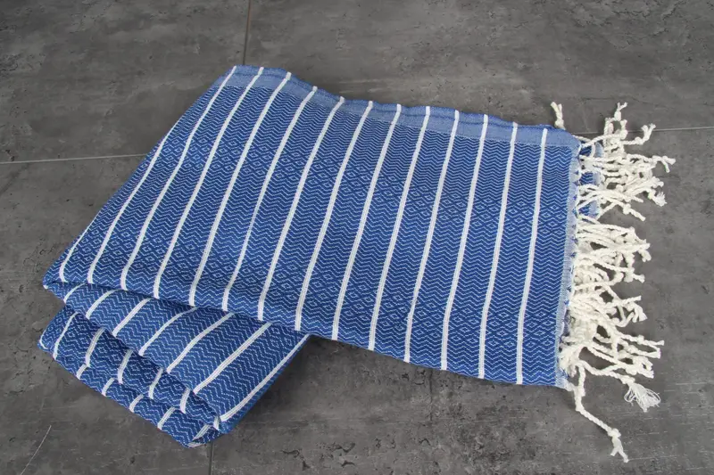 70x40 Cotton Striped Towel, Monogrammed Beach Towel, Personalized Towel, Personalized Bridesmaid Gift, Cute Beach Towel, Valentines Day Gift For Him - 5