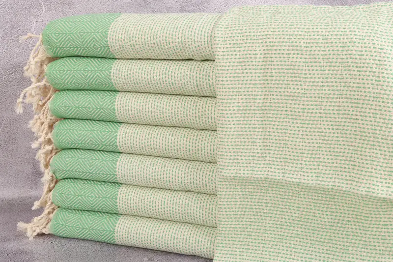 Personalized Dish Towel, Gift For The Home Decor, Monogram Hand Towel, 36x18 Cotton Diamond Towel, Wedding Gift For Bride, Turkish Towel Hand Towel - 1