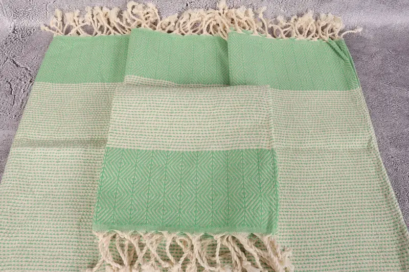 Personalized Dish Towel, Gift For The Home Decor, Monogram Hand Towel, 36x18 Cotton Diamond Towel, Wedding Gift For Bride, Turkish Towel Hand Towel - 4