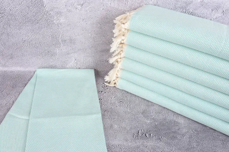 40x18 Cotton Polka Dot Towel, Summer Towel, Unique Gift, Wedding Favors, Bridesmaid Towel, Summer Gift, Personalized Hand Towel, Bridesmaid Gifts - 2