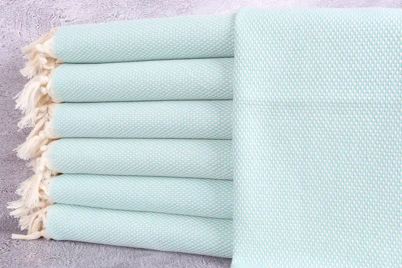 40x18 Cotton Polka Dot Towel, Summer Towel, Unique Gift, Wedding Favors, Bridesmaid Towel, Summer Gift, Personalized Hand Towel, Bridesmaid Gifts - 1