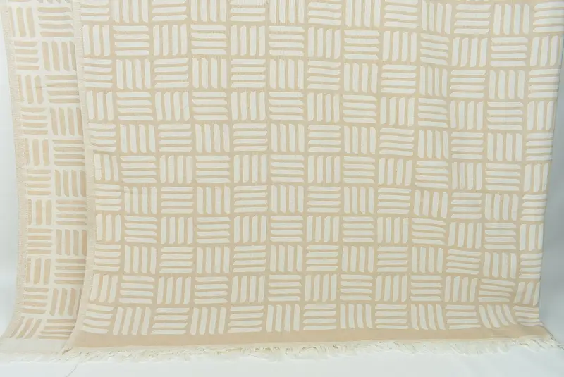 Personalized Blanket, 96x88 Cotton Geometric Towel, Tablecloth, Merry Christmas Gifts, Bedspread, Gift For The Home Decor, Bachelorette Large Towel - 1