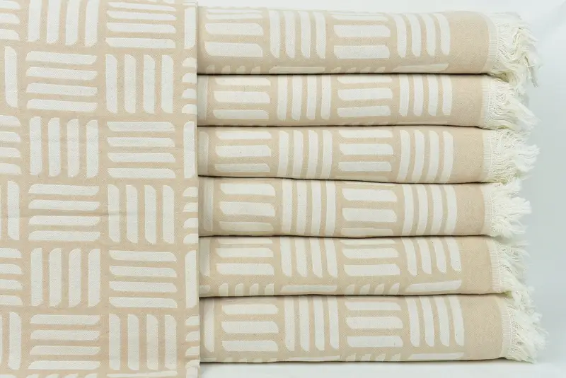 Personalized Blanket, 96x88 Cotton Geometric Towel, Tablecloth, Merry Christmas Gifts, Bedspread, Gift For The Home Decor, Bachelorette Large Towel - 3