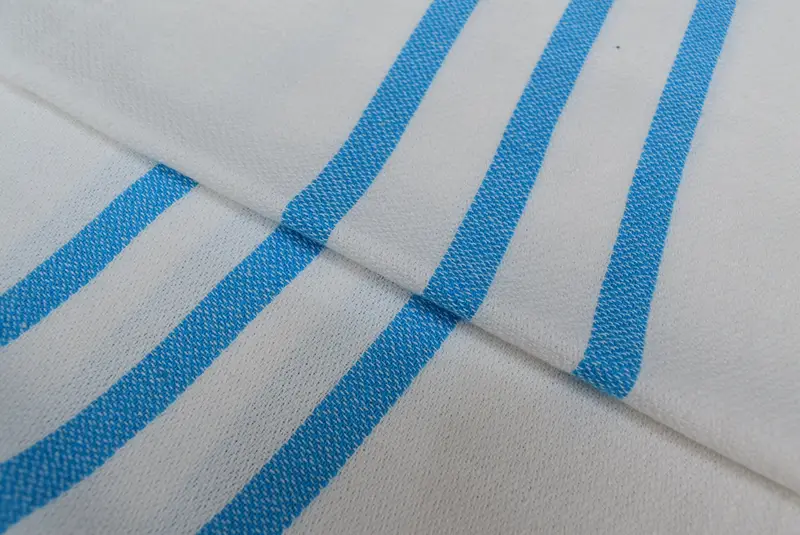 İlk evlilik yıldönümü hediyesi, 40x24 pamuklu çizgili havlu, küçük banyo havlu, seyahat havlu, mutfak havlu, Türk havlu el havlu, el yapımı hediye - 8
