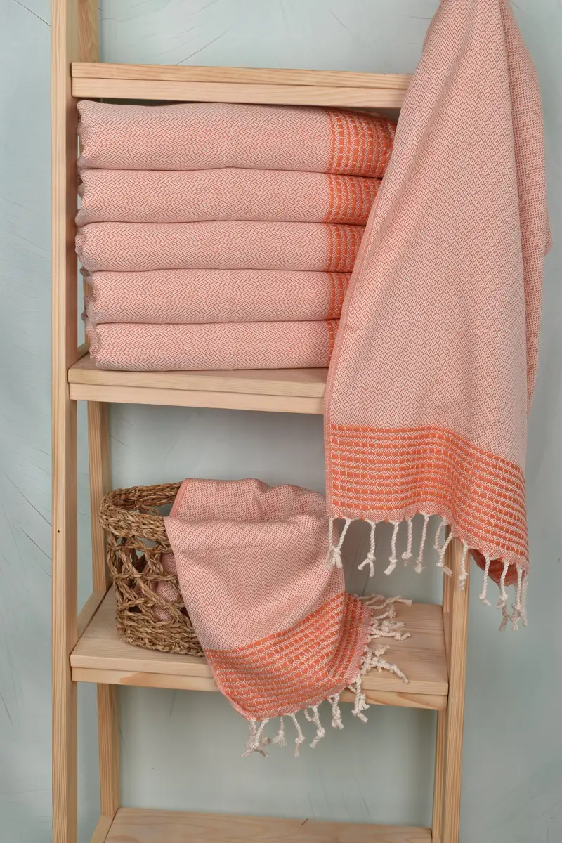 Personalized Kitchen Towel, Best Friend Gift, 40x20 Cotton Striped Towel, Gift Boxes Tea Towels, Personalized Dish Towel, Monogram Hand Towel - 3