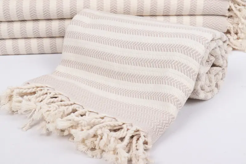 Personalized Wedding Gift, Personalized Turkish Towel, Bridesmaid Gifts Personalized, Housewarming Gift, Custom Gift, 70x40 Cotton Chevron Towel - 4