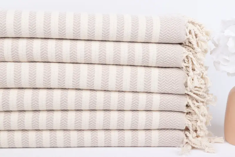 Personalized Wedding Gift, Personalized Turkish Towel, Bridesmaid Gifts Personalized, Housewarming Gift, Custom Gift, 70x40 Cotton Chevron Towel - 3