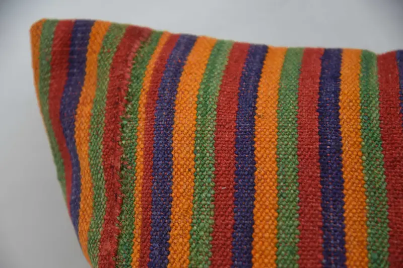20x28 Orange Pillow Cover, Kilim Pillow, Shabby Chic Cushion Case, Vintage Kilim Pillow, Vintage Kilim Throw Pillow, Cushion - 2