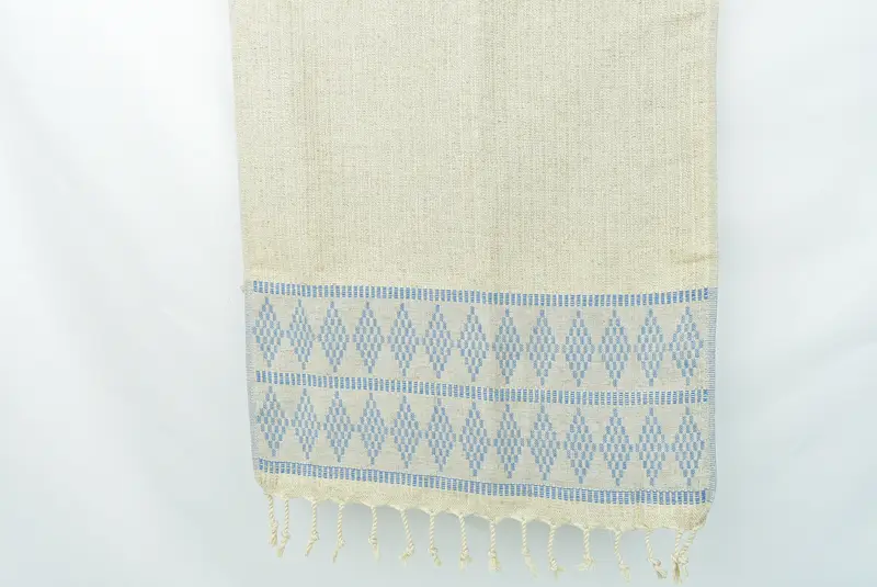 Özel el havlu, küçük banyo havlu, monogram el havlu, aile hediyesi, özel düğün hediyeleri, 40x20 keten Kilim Tasarım havlu, spa havlu, yaz hediyesi - 8