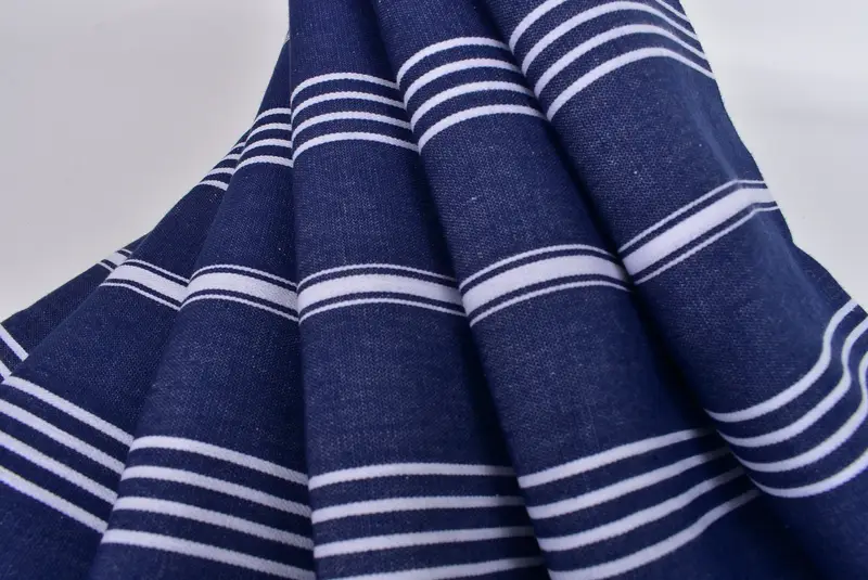 Embroidery Towel, Beach towel, 70x40 Cotton Striped Towel, Bridal Shower Favors, Wedding Day Gift For Bride, Custom Bath Towel, Thin towel - 5