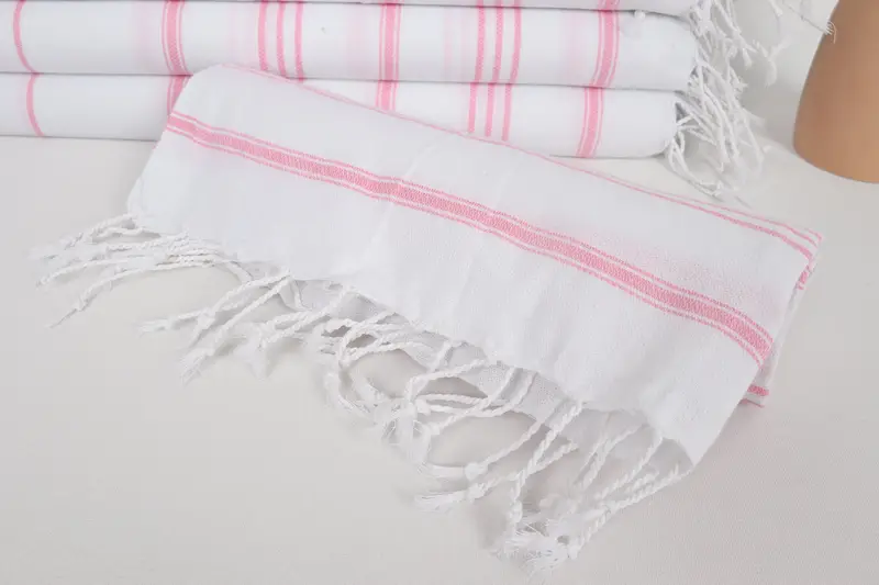 Gift For Bride, 40x24 Cotton Striped Towel, Monogram Hand Towel, Small Bath Towels, Custom Hand Towel, Girl Trip Party Favor, Bridesmaid Towel - 4