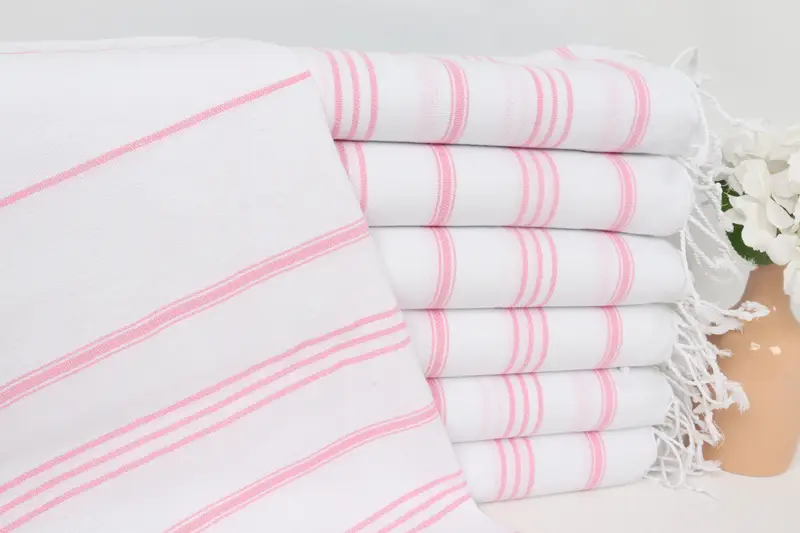Gift For Bride, 40x24 Cotton Striped Towel, Monogram Hand Towel, Small Bath Towels, Custom Hand Towel, Girl Trip Party Favor, Bridesmaid Towel - 1