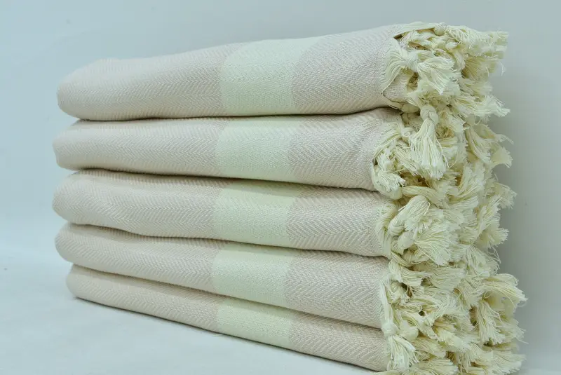 Turkish Towel Hand Towel, Monogram Hand Towel, Gym Towel, Handmade Gift, Personalized Dish Towel, 36x18 Cotton Herringbone Towel, Bridal Party Gifts - 2