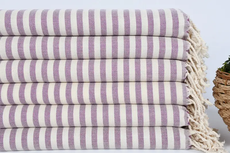 Favores de boda, toalla de invitados, regalos de despedida de soltera, paño de cocina personalizado, primer regalo de aniversario de bodas, toalla a rayas de algodón 40x24, toalla de cocina - 2