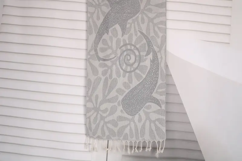 Monogram Towels, 40x18 Cotton Whale Design Towel, Gym Towel, Bathroom Towels, Monogram Hand Towel, Turkish Towel Hand Towel, Engagement Gift - 1
