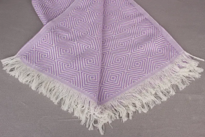 Monogram Dish Towel, 28x20 Cotton Diamond Towel, Personalized Kitchen Towel, Custom Hand Towel, Wedding Hand Made Gift, Turkish Towel Hand Towel - 8