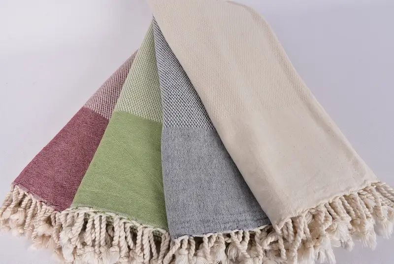 Monogram Turkish Bath Towel, 70x36 Cotton Geometric Towel, Gym Towel, Personalized Beach Towel, Large Turkish Towel, Grandma Gift, Personalized Gift - 4