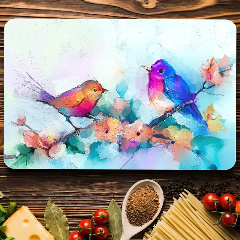 Renkli Kuş Cam Kesme Tahtası, Çağdaş Mutfağın Temeli