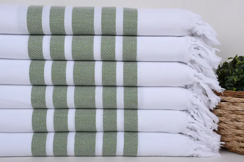 Bath towel, 70x40 Cotton Herringbone Towel, Summer Towel, Handmade Turkish Towel, Beach towel, Wedding Towel, Wedding Favors, Valentines Day Gift - 2