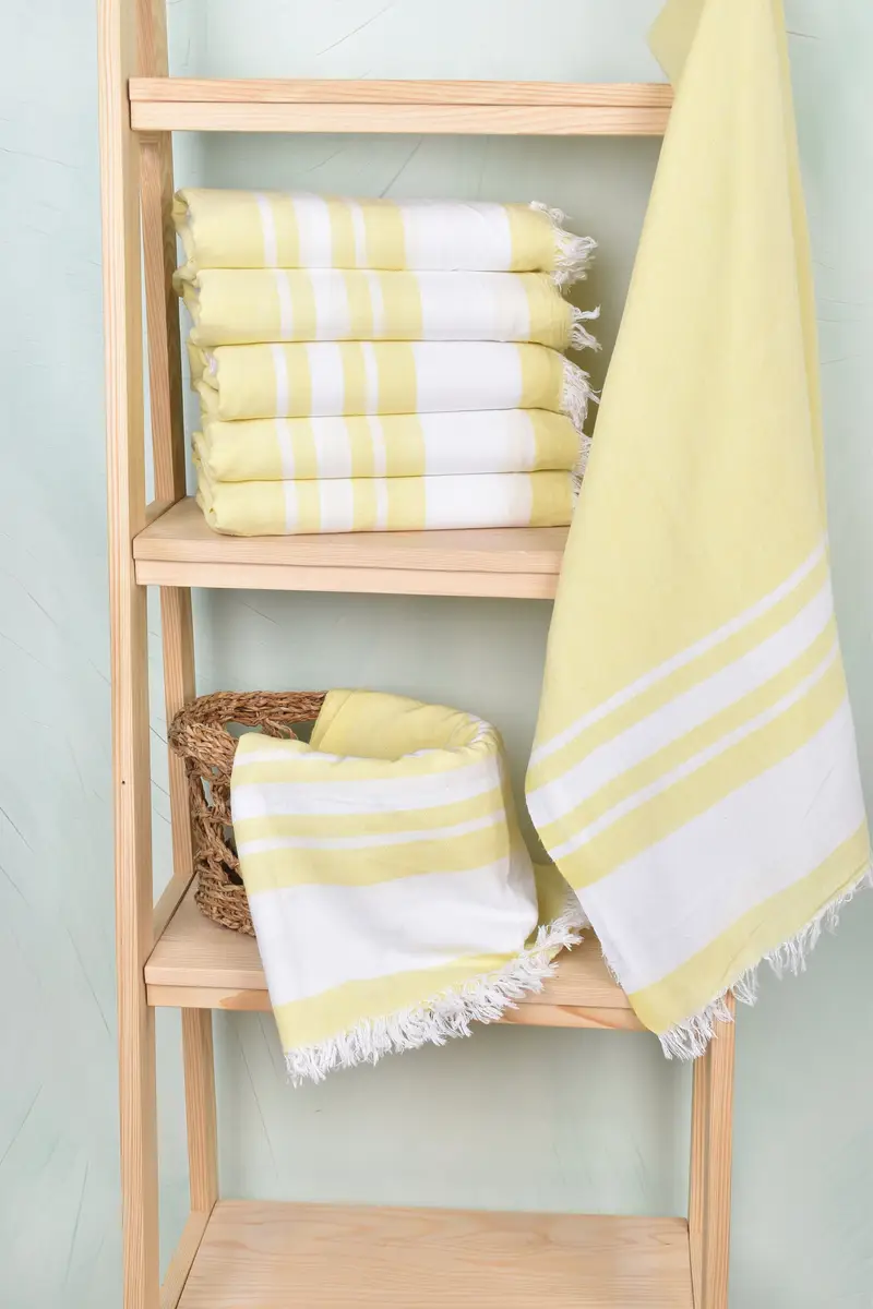 Monogram Towels, Bachelorette Party Gifts Bridesmaids, Gifts For Him, Christmas Favors, Absorbent towel, Summer Towel, 68x36 Cotton Striped Towel - 3