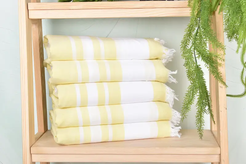 Monogram Towels, Bachelorette Party Gifts Bridesmaids, Gifts For Him, Christmas Favors, Absorbent towel, Summer Towel, 68x36 Cotton Striped Towel - 1