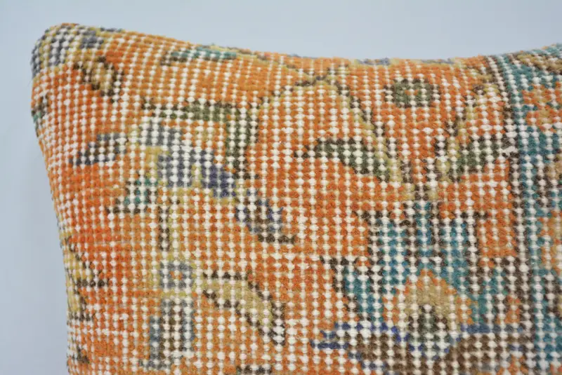 Cushion Case, 12x12 Gray Cushion, Morroccon Kilim Cushion Pillow, Kilim Pillow Cover, Living Room Throw Cushion, Kilim Cushion Sham, Boho Pillow - 2