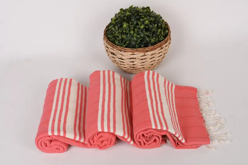 Beach Wedding Favor, 64x36 Cotton Striped Towel, Wedding Hand Made Gift, Bride Gift, Personalized Bridesmaid Gift, Large Turkish Towel, Summer Gift - 8