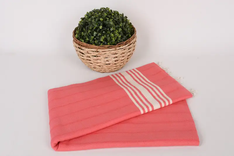 Beach Wedding Favor, 64x36 Cotton Striped Towel, Wedding Hand Made Gift, Bride Gift, Personalized Bridesmaid Gift, Large Turkish Towel, Summer Gift - 4