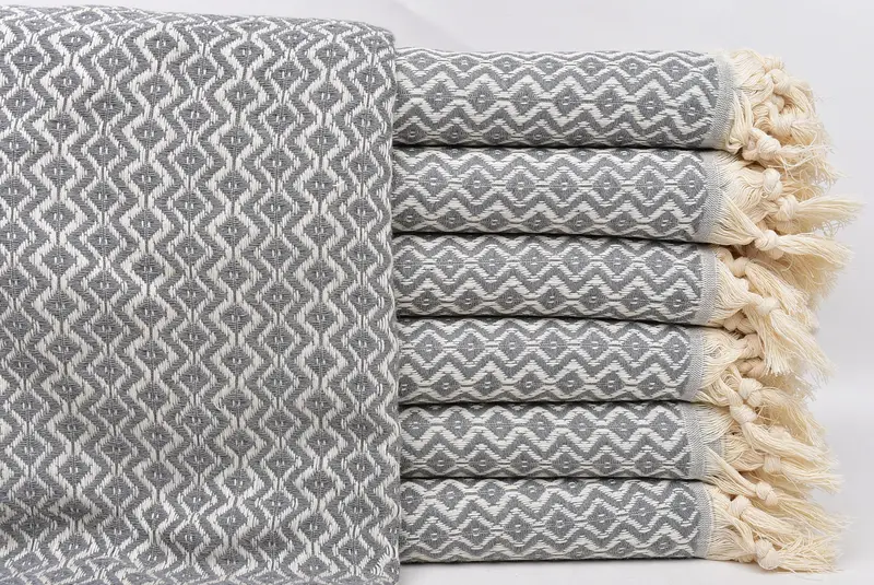 70x40 Cotton Diamond Towel, Extra large Turkish bath towel, Bridal Shower Favors, Christmas Gift, Custom Towel, Bachelorette Party Gifts Bridesmaids - 2