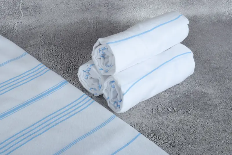 Turkish Towel Bulk, Turkish Towel Beach, Wedding Gift, Gift For Bride, Gifts For Him, 70x40 Cotton Striped Towel, First Wedding Anniversary Gift - 8