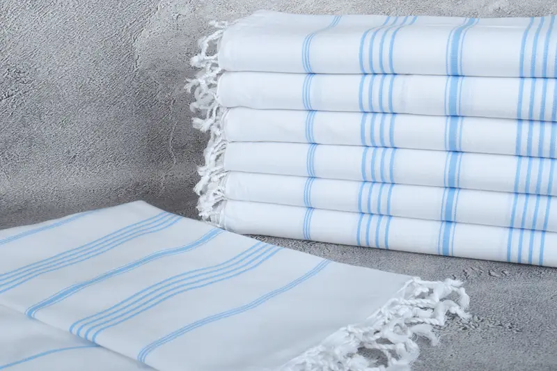 Turkish Towel Bulk, Turkish Towel Beach, Wedding Gift, Gift For Bride, Gifts For Him, 70x40 Cotton Striped Towel, First Wedding Anniversary Gift - 2