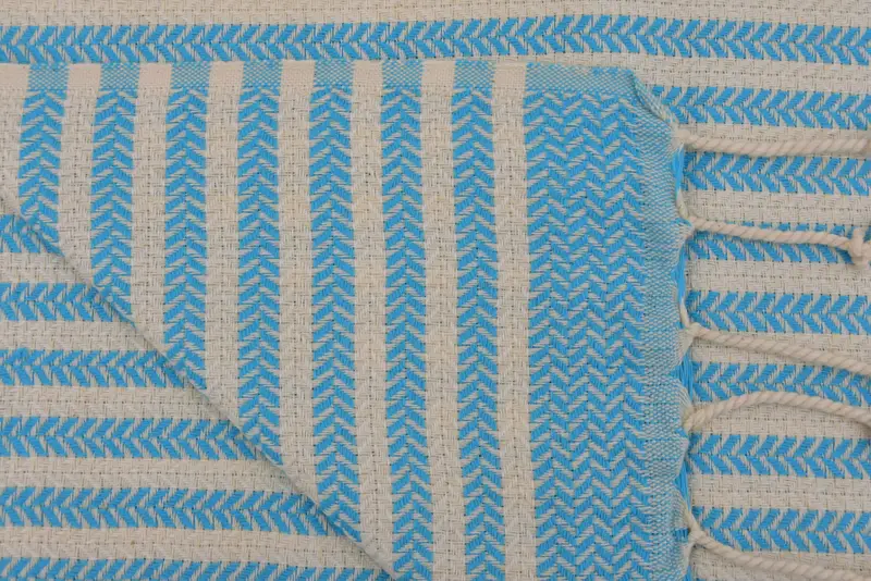 Bridal Party Gifts, Personalized Bridesmaid Gift, 70x40 Cotton Chevron Towel, Organic towel, Peshtemal Towel, Hammam Towel USA, Organic Cotton Towel - 6