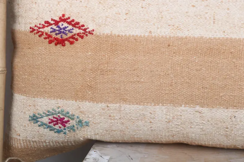 Pattern Throw Pillow, 16x48 White Pillow Sham, Cushion Case, Vintage Pillow, Gift Pillow, Vintage Kilim Pillow, Decorative Throw Pillow Case - 3
